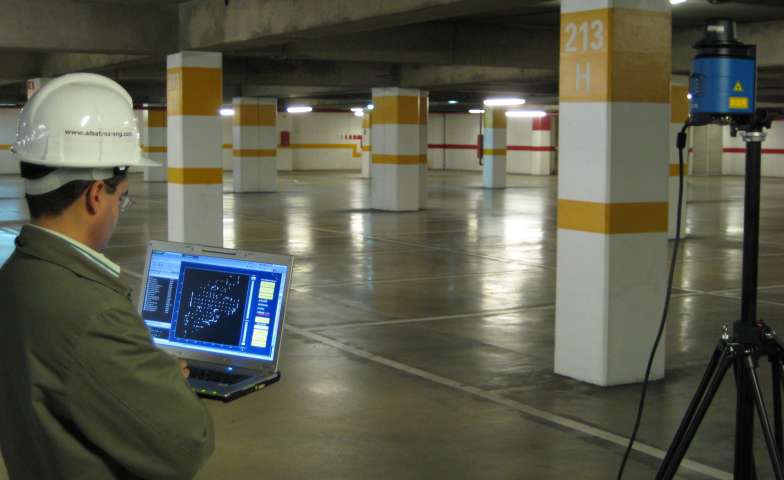 measuring a parking lot